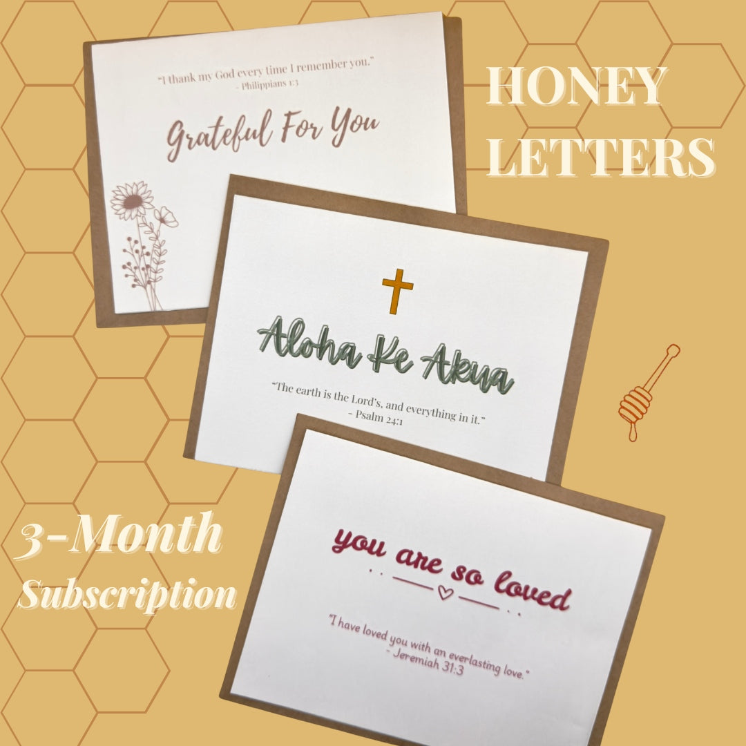 Honey Letter 3-Month Subscription | Handwritten Mail
